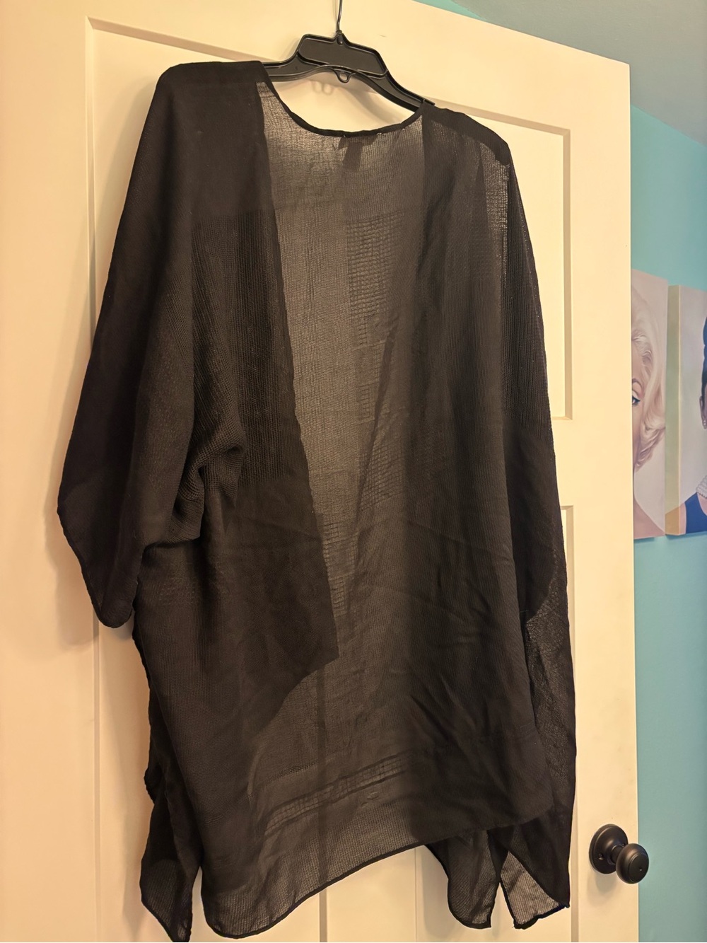 Universal Thread Black Sheer Kimono